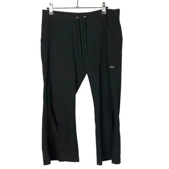 Patagonia Pants - Patagonia Black Split Hem Capri Hiking Pants 2